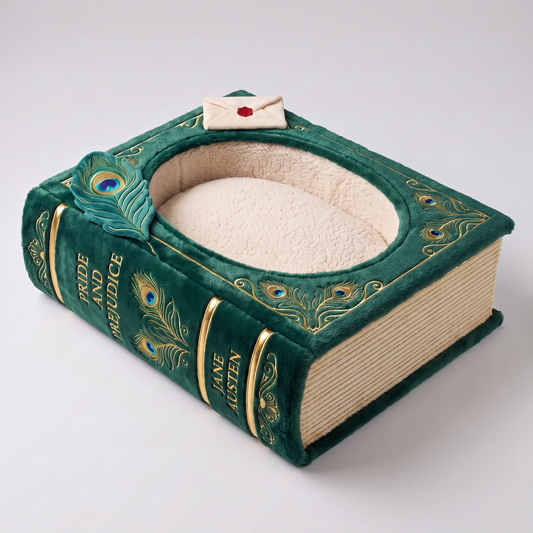 Pride and Prejudice Book Cat Bed |  by Book Nest™